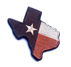 State Of Texas Flag Patch Embroidered Hook and Loop Tactical Morale Patch Ships Free In The USA PAT-870 - 875