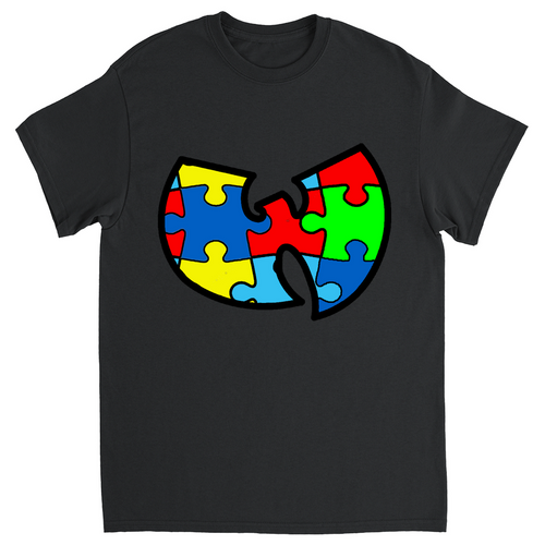 Wu-tang Autism Mash Up T-shirt V2.0 Unisex Ships Free In The USA