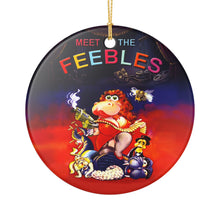 Load image into Gallery viewer, Meet The Feebles Christmas Holiday Ornament Sublimated Ceramic
