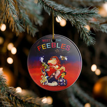 Load image into Gallery viewer, Meet The Feebles Christmas Holiday Ornament Sublimated Ceramic