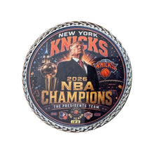 Load image into Gallery viewer, Trump Knicks 2026 NBA Champs Challenge Coin Serialized Only 10 Made