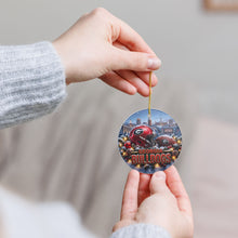 Load image into Gallery viewer, Georgia Bulldogs Football Christmas Holiday Ornament Sublimated Ceramic