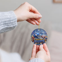 Load image into Gallery viewer, New York Giants Football Christmas Holiday Ornament Sublimated Ceramic