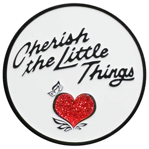 Cherish The Little Things LOVE Challenge Coin Medallion Valentines Day Happy Anniversary Gift BL18-018