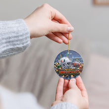 Load image into Gallery viewer, Miami Hurricanes Football Christmas Holiday Ornament Sublimated Ceramic