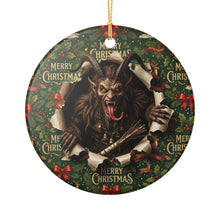 Load image into Gallery viewer, Krampus Krampuslauf Krampusnacht 3" Ceramic Holiday Ornament Ships From The USA