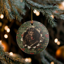Load image into Gallery viewer, Krampus Krampuslauf Krampusnacht 3" Ceramic Holiday Ornament Ships From The USA