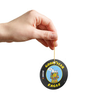 Load image into Gallery viewer, Peanuts Snoopy I Miss Kyle Busch Christmas Holiday Ornament Sublimated Ceramic