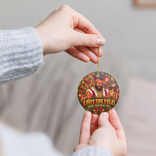 Load image into Gallery viewer, Funny Mr T I Pity The Yule Christmas Holiday Ornament Sublimated Ceramic