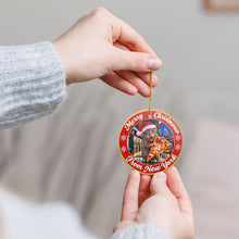 Load image into Gallery viewer, Funny New York Sublimated Ceramic Christmas Holiday Ornament