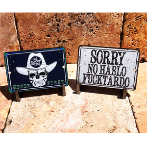 Border Patrol Agent Honor First Sorry No Hablo Fucktardo Challenge Coin LL-002