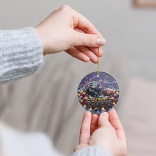 Load image into Gallery viewer, Baltimore Ravens Football Christmas Holiday Ornament Sublimated Ceramic