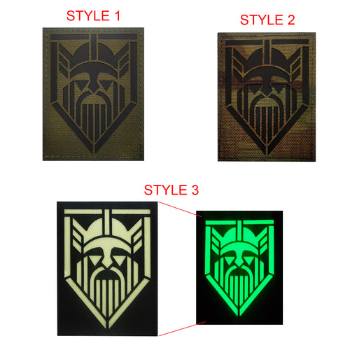 Viking Nordic Warrior Odin Hook and Loop Tactical Morale Patch Ships Free From The USA PAT-778 773 789