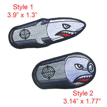 Load image into Gallery viewer, Parody Bullet Shark Round Tigershark 2A Hook and Loop Tactical Morale Patch Free Shipping In The USA Ships From The USA PAT-922/922A