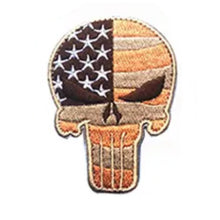 Load image into Gallery viewer, Skull Military Hook and Loop Tactical Morale Patch Ships Free From The USA PAT-761 E-I