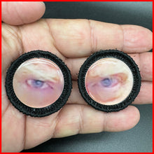 Load image into Gallery viewer, President Trump &quot;The Stare&quot; Ranger Eye Patch Set Hook and Loop Morale Patch