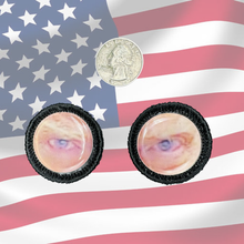 Load image into Gallery viewer, President Trump &quot;The Stare&quot; Ranger Eye Patch Set Hook and Loop Morale Patch