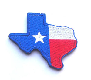 State Of Texas Flag Patch Embroidered Hook and Loop Tactical Morale Patch Ships Free In The USA PAT-870 - 875