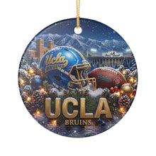 Load image into Gallery viewer, UCLA Bruins Football Christmas Holiday Ornament Sublimated Ceramic