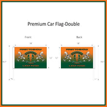 Load image into Gallery viewer, UM University of Miami Green Lot Crew Car Flag Ships Free In The USA