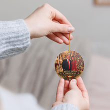 Load image into Gallery viewer, President and First Lady Donald Melania Trump White House Christmas Holiday Ornament Sublimated Ceramic