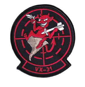 VX-31 Dust Devils Patch Embroidered Tactical Hook and Loop Morale Patch  FREE USA SHIPPING SHIPS FREE FROM USA  PAT-692