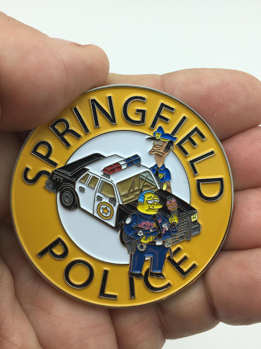 Inspired by the Simpsons Springfield Police Department Challenge Coin ...