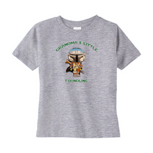 Load image into Gallery viewer, Grandma&#39;s Little Foundling Mandalorian Inspired Unisex T-Shirts (Toddler Sizes) - www.ChallengeCoinCreations.com