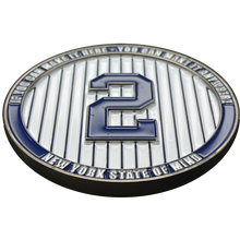 Load image into Gallery viewer, The Captain New York Jersey Jeter 2 Legends Forever Great LFG challenge coin NYPD BL16-004 - www.ChallengeCoinCreations.com