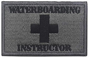 Waterboarding Instructor Guantanamo Gitmo Hook and Loop Tactical Morale Patch FREE USA SHIPPING SHIPS FROM USA PAT-672