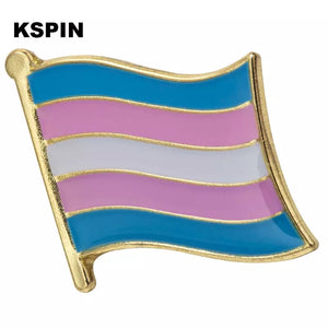 Transgender Pride Flag Lapel Pin FREE USA SHIPPING SHIPS FREE FROM USA P-179C