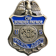 Load image into Gallery viewer, CBP US Border Patrol 6 piece historic through the years Honor First lapel pin set BL1-09B P-159A