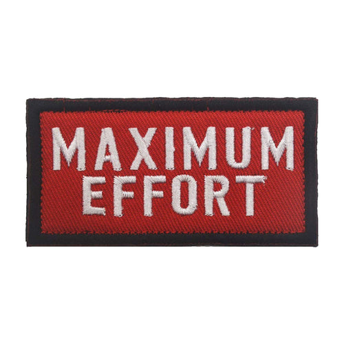 Maximum Deadpool Effort Embroidered Hook and Loop Morale Patch FREE USA SHIPPING SHIPS FREE FROM USA PAT-625