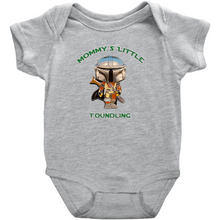 Load image into Gallery viewer, Mommy&#39;s Little Foundling Mandalorian Inspired Jumpsuit Unisex Baby Infant Preemie - www.ChallengeCoinCreations.com