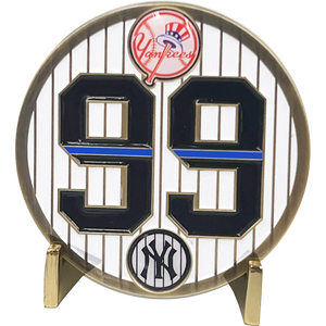 All Rise 99 NYPD Challenge Coin The Judge Officer Sergeant Detective District Attorney DA GL12-001