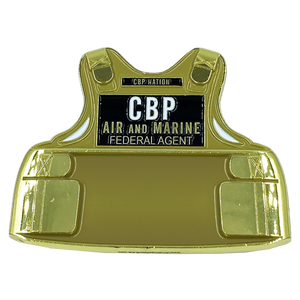 Air & Marine Operations AMO Interdiction Agent CBP Body Armor 3D Challenge Coin EL6-009 - www.ChallengeCoinCreations.com