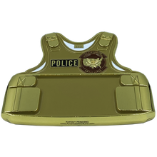 Load image into Gallery viewer, Air &amp; Marine Operations AMO Interdiction Agent CBP Body Armor 3D Challenge Coin EL6-009 - www.ChallengeCoinCreations.com