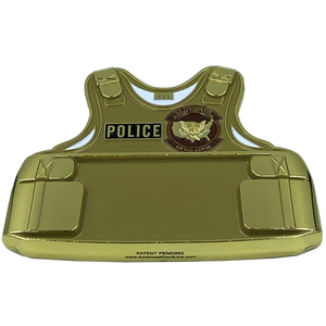 Air & Marine Operations AMO Interdiction Agent CBP Body Armor 3D Challenge Coin EL6-009 - www.ChallengeCoinCreations.com