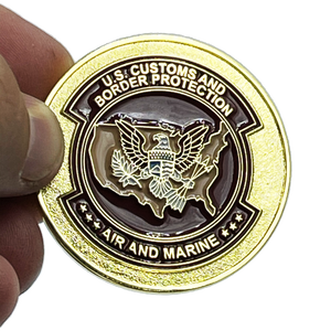 Air and Marine Challenge Coin AMO Agent CBP Air Branch Marine Branch Interdiction Enforcement Aviation BL5-010 - www.ChallengeCoinCreations.com