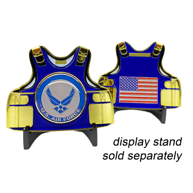 U.S. Air Force Body Armor Challenge Coin USAF M-30 - www.ChallengeCoinCreations.com