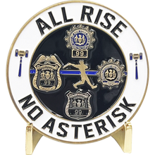 Load image into Gallery viewer, All Rise 99 NYPD Challenge Coin The Judge Officer Sergeant Detective District Attorney DA GL12-001