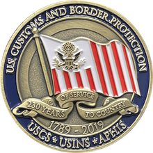 Load image into Gallery viewer, CBP Customs Service Immigration INS APHIS Agriculture Specialist Anniversary Challenge Coin BL13-020 - www.ChallengeCoinCreations.com