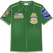 Load image into Gallery viewer, CBP Border Patrol Agent BPA Uniform Shirt Thin Green Line Flag Challenge Coin BL9-014 - www.ChallengeCoinCreations.com