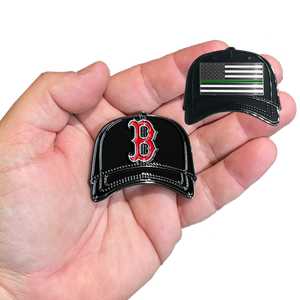 Boston Massachusetts Border Patrol Army Marines Thin Green Line Challenge Coin Police BPD GL09-004