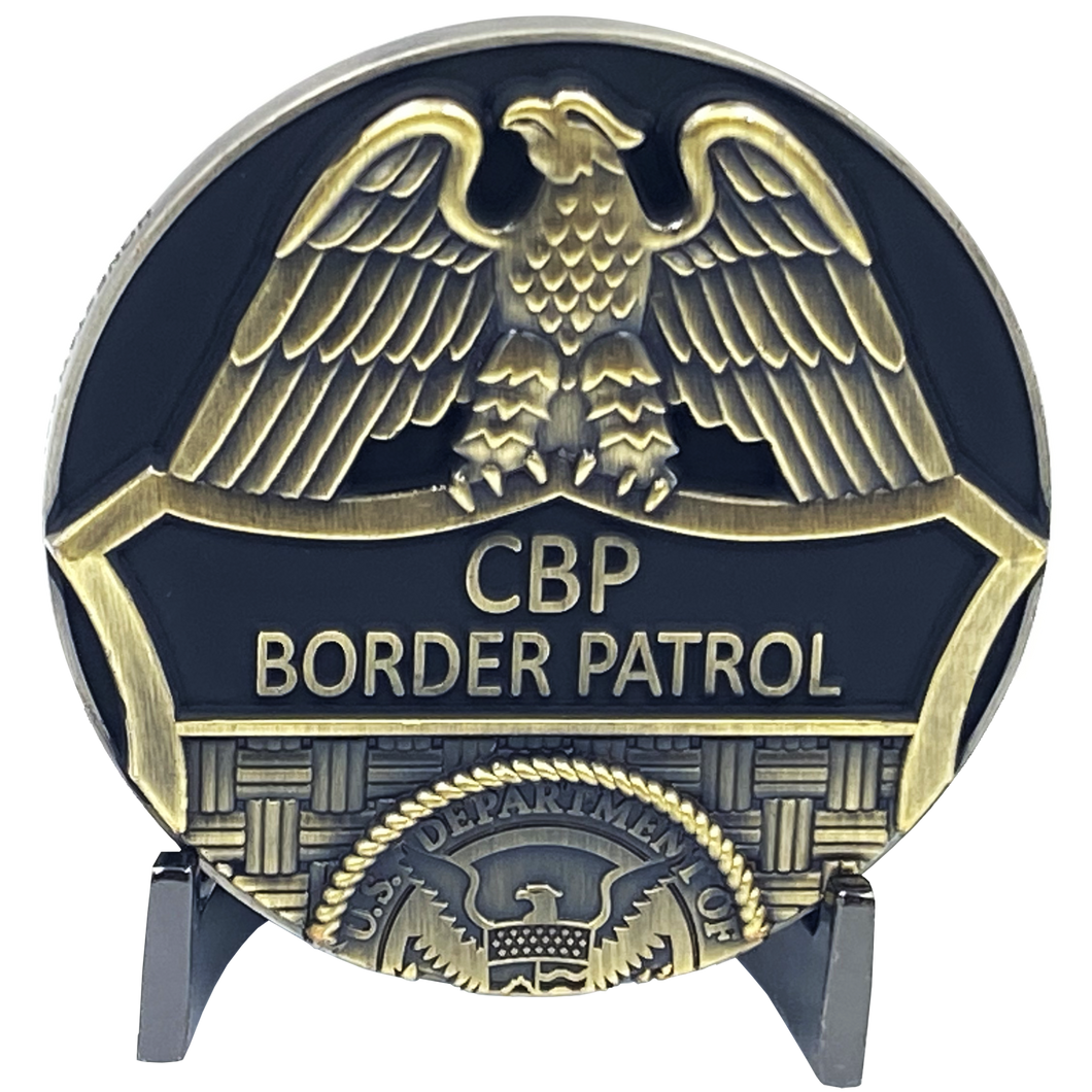 CBP Border Patrol Agent BPA Saint Michael Patron Saint Challenge Coin CL14-11 - www.ChallengeCoinCreations.com