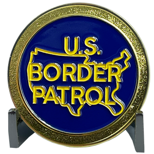 Border Patrol Challenge Coin BPA Patrol Agent Honor First CBP BL5-011