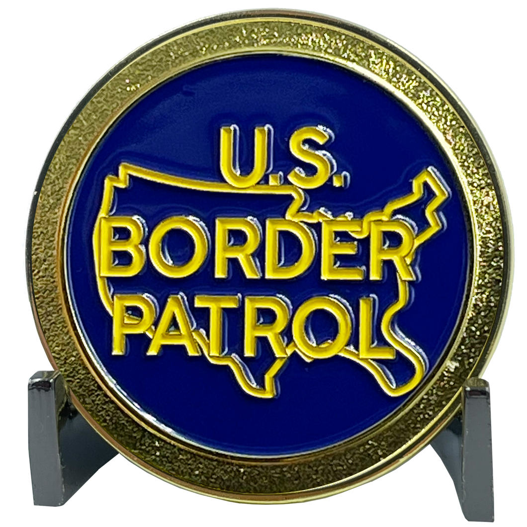 Border Patrol Challenge Coin BPA Patrol Agent Honor First CBP BL5-011