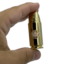 Load image into Gallery viewer, Border Patrol Agent CBP BPA 24 KT Gold plated inert replica 2A challenge coin round BL14-008 - www.ChallengeCoinCreations.com