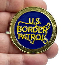 Load image into Gallery viewer, Border Patrol Challenge Coin BPA Patrol Agent Honor First CBP BL5-011