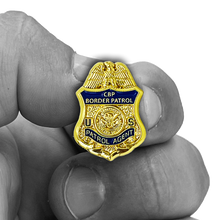 Load image into Gallery viewer, Border Patrol Agent lapel pin tie tack CBP USBP Honor First PBX-002-C P-162